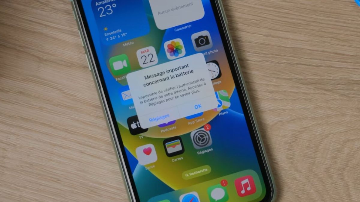 Mensaje «pieza desconocida» después de reemplazar la pantalla del iPhone 13